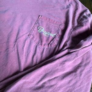 Barstool Golf Men’s LS Tshirt L Red